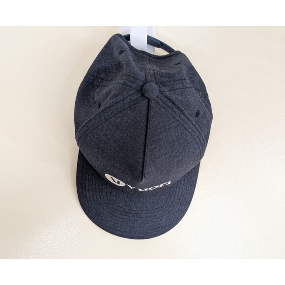 Vuori V1 Wordmark Hat Snap Back Cap Navy Blue One Ten Flex Fit Tech - Picture 3 of 6